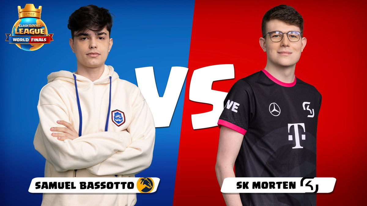 EsportsRoyaleEN's tweet image. TIME FOR OUR #CRL22 UPPER BRACKET FINAL!

⚔️: @Samuel_Bassotto vs. @mortenroyale 
📺: event.clashroyale.com