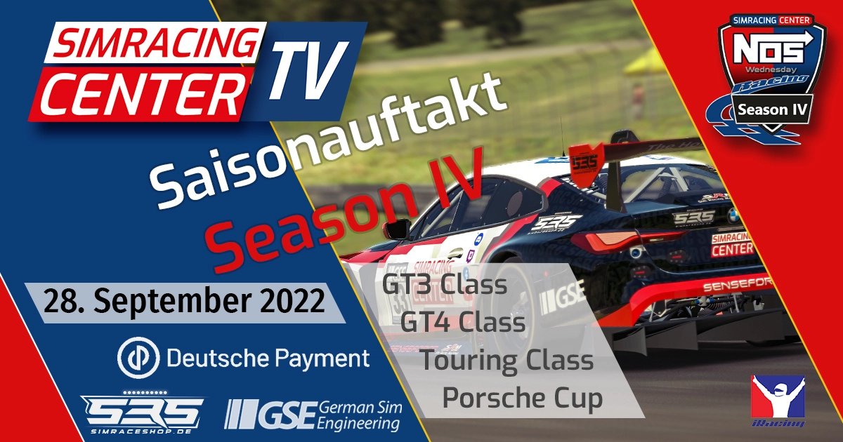 DocNiebein's tweet photo. https://t.co/67XRBw2e9i NOS WEDNESDAY SERIES SEASON 4

Mittwoch geht beginnt die 4. Season unserer NOS Serie.
60 Teams werden in 4 Klassen ihre Boliden über die Nordschleife 2h jagen.

Schaut rein und seid dabei.

https://t.co/xetp4zGN9b

#iRacing 
#nuerburgring 
#simracingcenter https://t.co/Qjp7Zn0izh