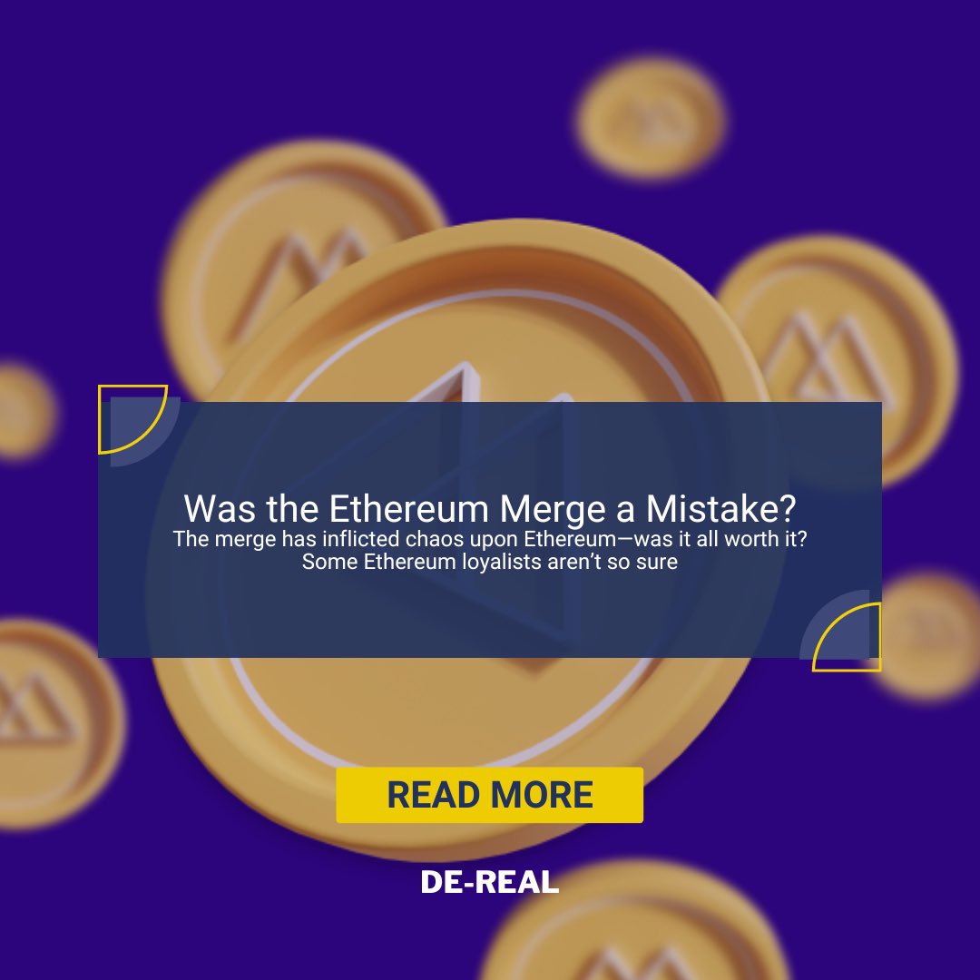 DeReal_drp's tweet photo. Update : Was the Ethereum Merge a Mistake?🚀〽️
https://t.co/GraQaMeBIs

Community
https://t.co/bm4pnCoYjA
https://t.co/8asp6tngAZ
.
For the latest News

✅ KYC Verified
✅ Audit passed
#dereal #BSC #NFT #NFTs #NFTProject #realestate #Ethereum https://t.co/pkbAZDErza