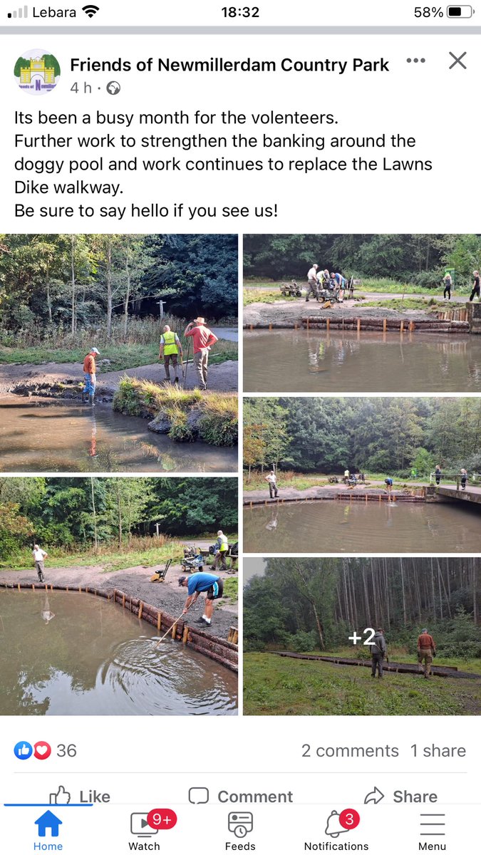 Great work as per, by Newmillerdam volunteers!