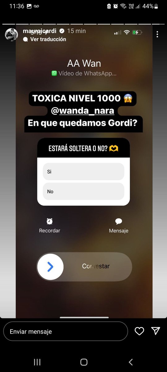 Che en serio alguien debería decirle  a mauro icardi y a wanda nara el papel lamentable que están haciendo esto ya no es marketing es vergüenza  ajena ..