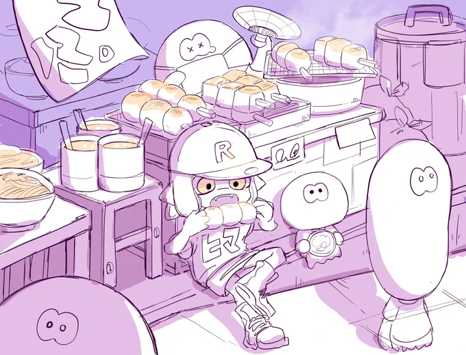 フェス中のお店雰囲気が良すぎる
#スプラトゥーン3 #Splatoon3フェス 