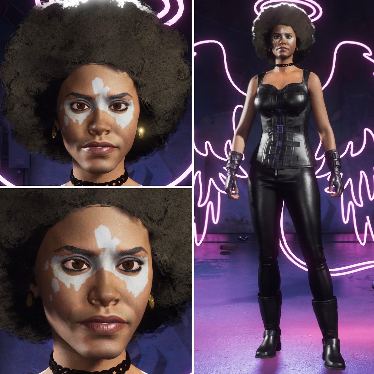 player_create's tweet photo. My attempt at creating Domino (Zazie Beetz in Deadpool 2) with Saints Row Boss Factory. 

Share Code: zfdqpxr

#BossFactory
#SaintsRow
#Deadpool https://t.co/w3WlBfuwsE