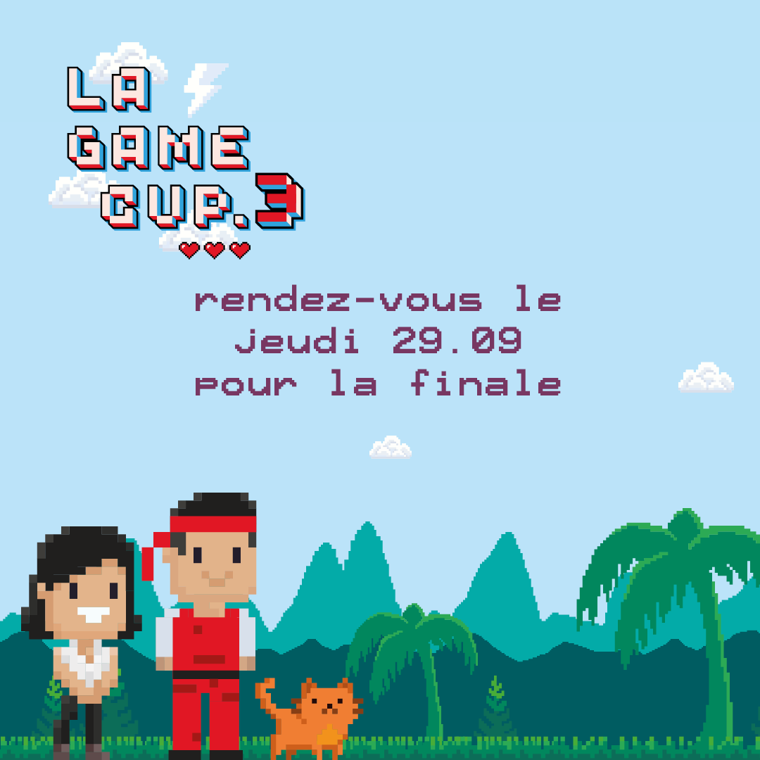 Kissbankers's tweet photo. Rendez-vous en live jeudi 29/09 à partir de 18h30 pour suivre la grande finale en direct du @Cnam_Enjmin et découvrir les lauréats de cette 3e édition de la coupe de France des jeux vidéo indépendants ! @Jeux_Video_Mag #eurekatech @LaBanquePostale @magelisinfos @NvelleAquitaine https://t.co/Fvjzj6YTxN