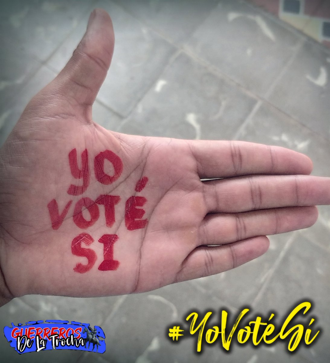 Que emoción 🥳, ya voté por el Sí, por nuestro código, el de todos, que no quepa dudas y que sufran los odiadores.
#YoVotéSí #CodigoSí