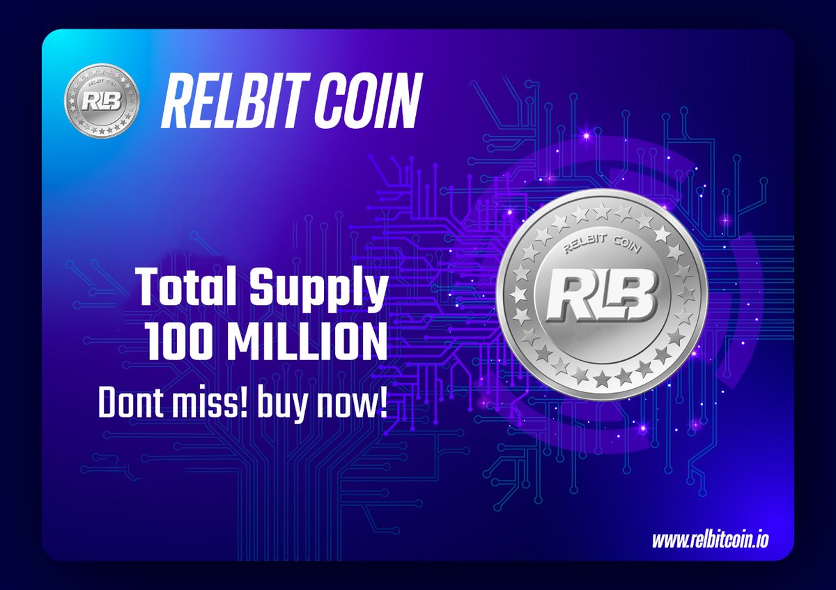 RelbitCoin's tweet photo. #rlb #rlbcoin #relbit #relbitcoin https://t.co/MsiqOqGJSC