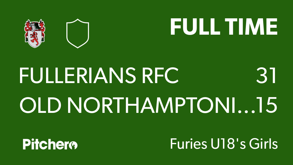 FulleriansRFC's tweet photo. FULL TIME: Fullerians RFC 31 - 15 Old Northamptonians
#FULOLD #Pitchero
https://t.co/kSOWxGJoBB https://t.co/bE0LpCxPfQ