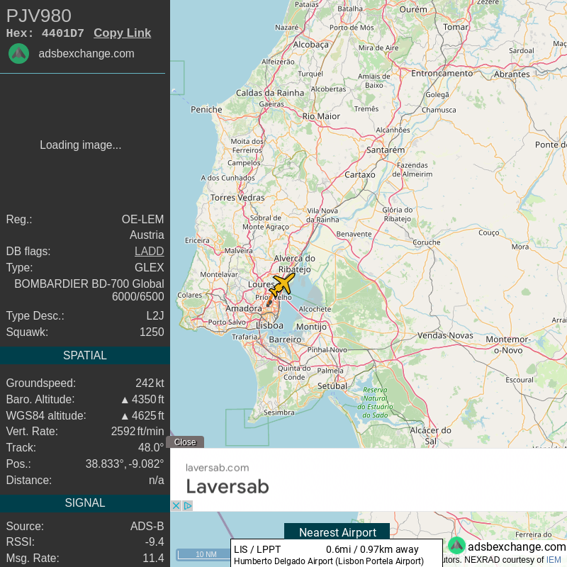 Travel_Scan_NER's tweet photo. NER Travel Detected Took off from Lisbon, Lisbon District, PT. @Atlatszo https://t.co/a6wgKkHprb