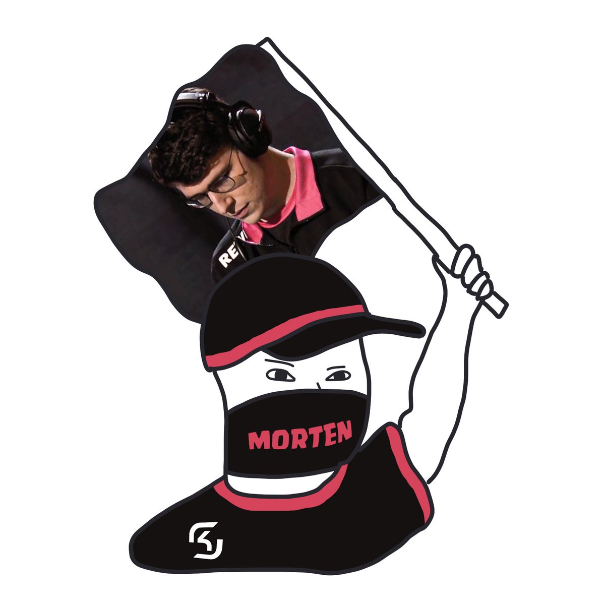 We pledge allegiance to the flag of <a href="/mortenroyale/">Morten</a> 🤝