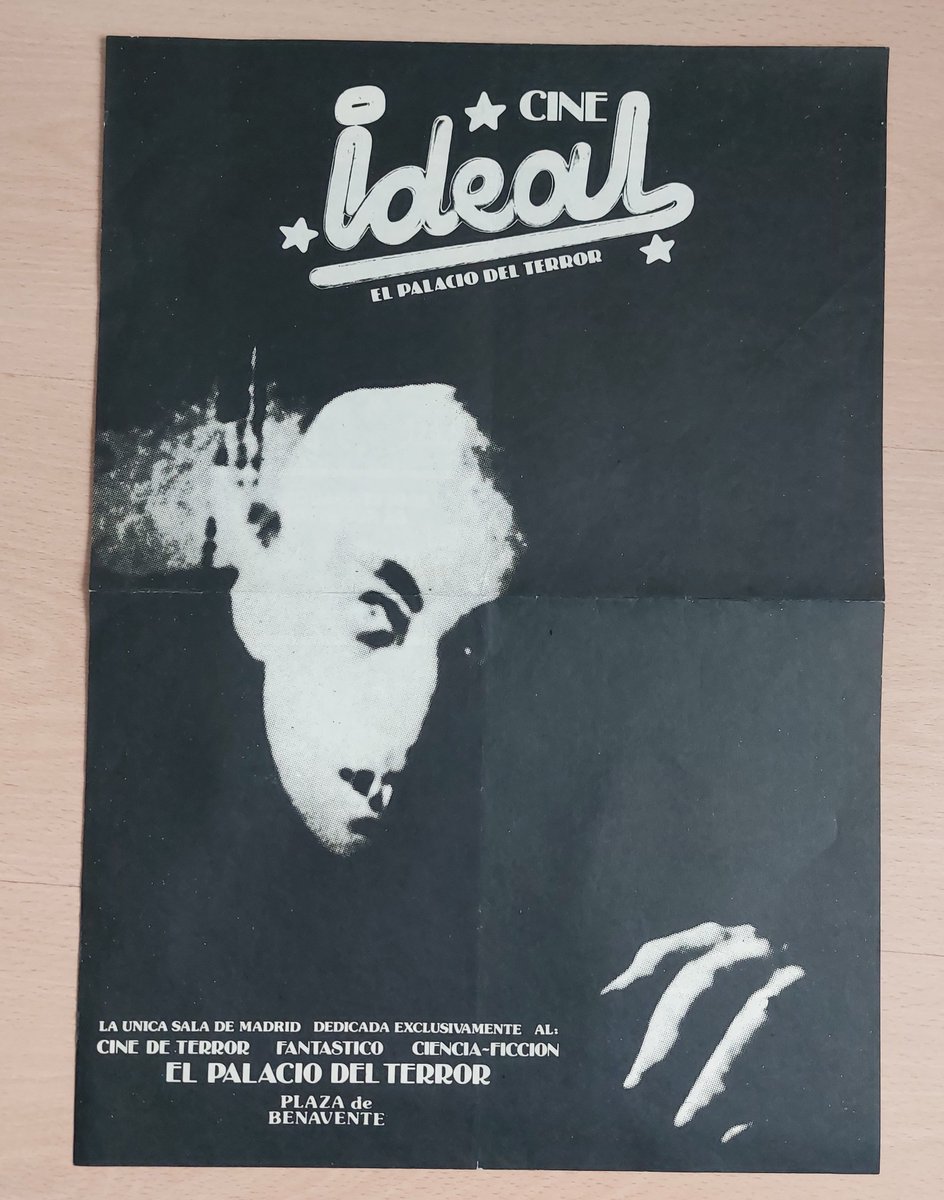 saturno747's tweet photo. @exhumedzine En Madrid, disfrutábamos con estos maratones de cine de terror. En el inolvidable cine Ideal. Años 80, por supuesto. https://t.co/q0HvPRjxto