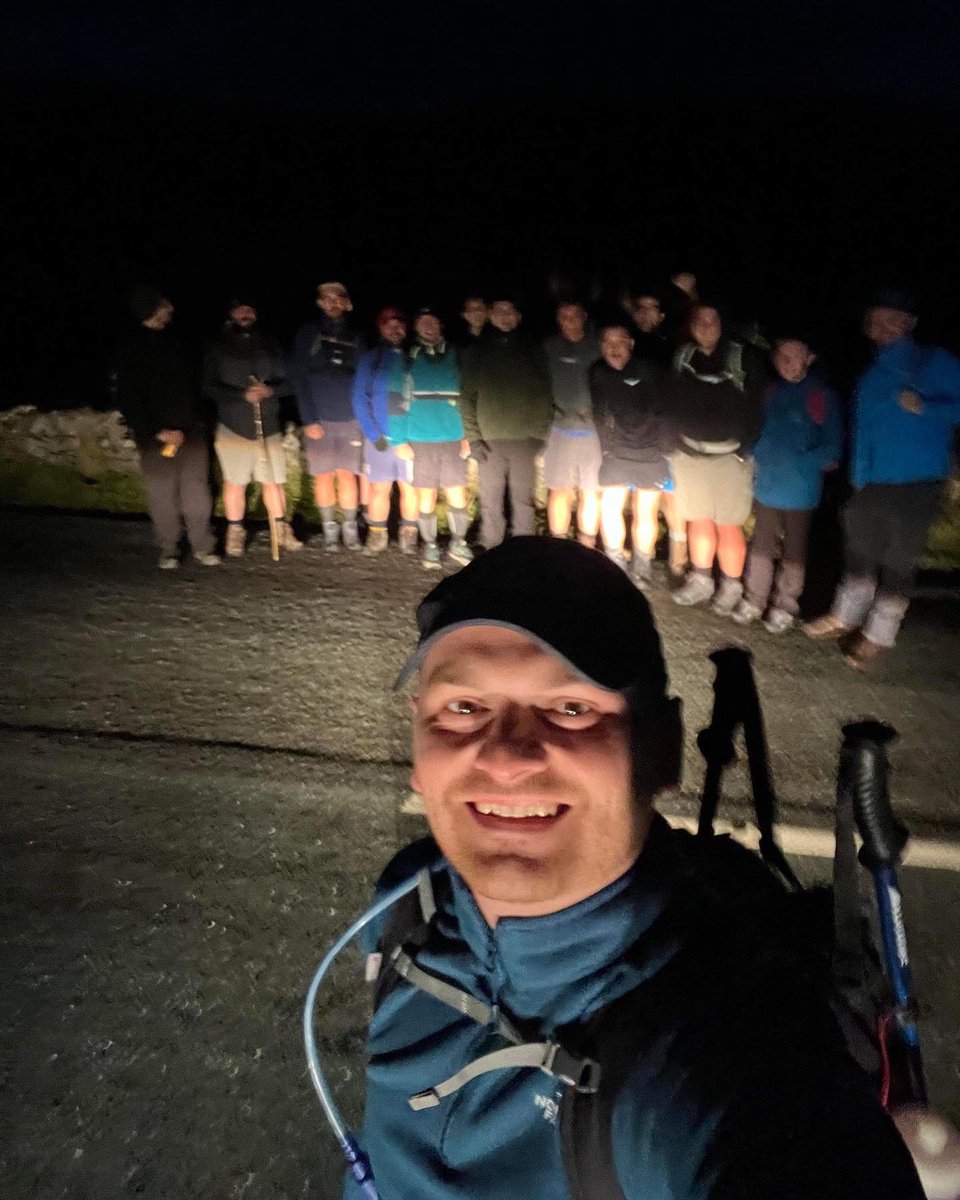 Flamboroughfc's tweet photo. YORKSHIRE 3 PEAKS ✅⛰

3 mountains
24 miles
60,000 steps
10 hours
15 lads
1 club
£1,292 raised so far

Honestly one of the hardest things we’ve all ever had to do, thanks to everyone for donating so far! What an achievement for the lads who absolutely smashed it yesterday💙 https://t.co/zs0o6O9BbG