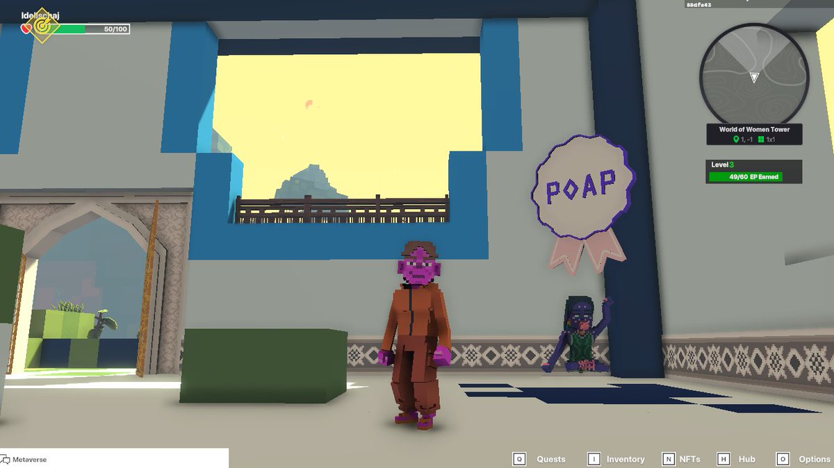 idellschaj's tweet photo. @TheSandboxGame @worldofwomennft I just participated in the #SandboxAlphaS3Giveaway for a chance to win 500 SAND! Found the hidden room in World of Women Tower, check out my screenshot below!
👇
missed the POAP i guess https://t.co/QFwTwI37ao