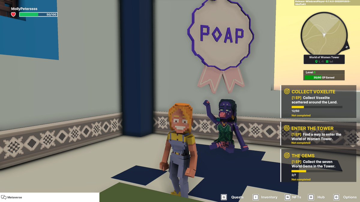 teammissiony's tweet photo. @TheSandboxGame @worldofwomennft I just participated in the #SandboxAlphaS3Giveaway for a chance to win 500 SAND! Found the hidden room in World of Women Tower, check out my screenshot below!
👇

 find u! https://t.co/FT7boEfwyD