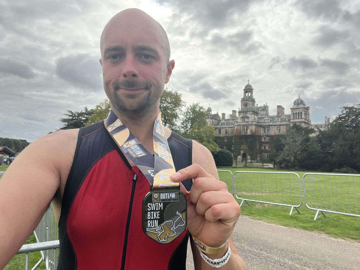 Completed the <a href="/OutlawTriathlon/">Outlaw Triathlon</a> X (swim shortened to 750m, bike 57 miles, run 13.2 miles) in 6 hours 7 minutes 32 seconds