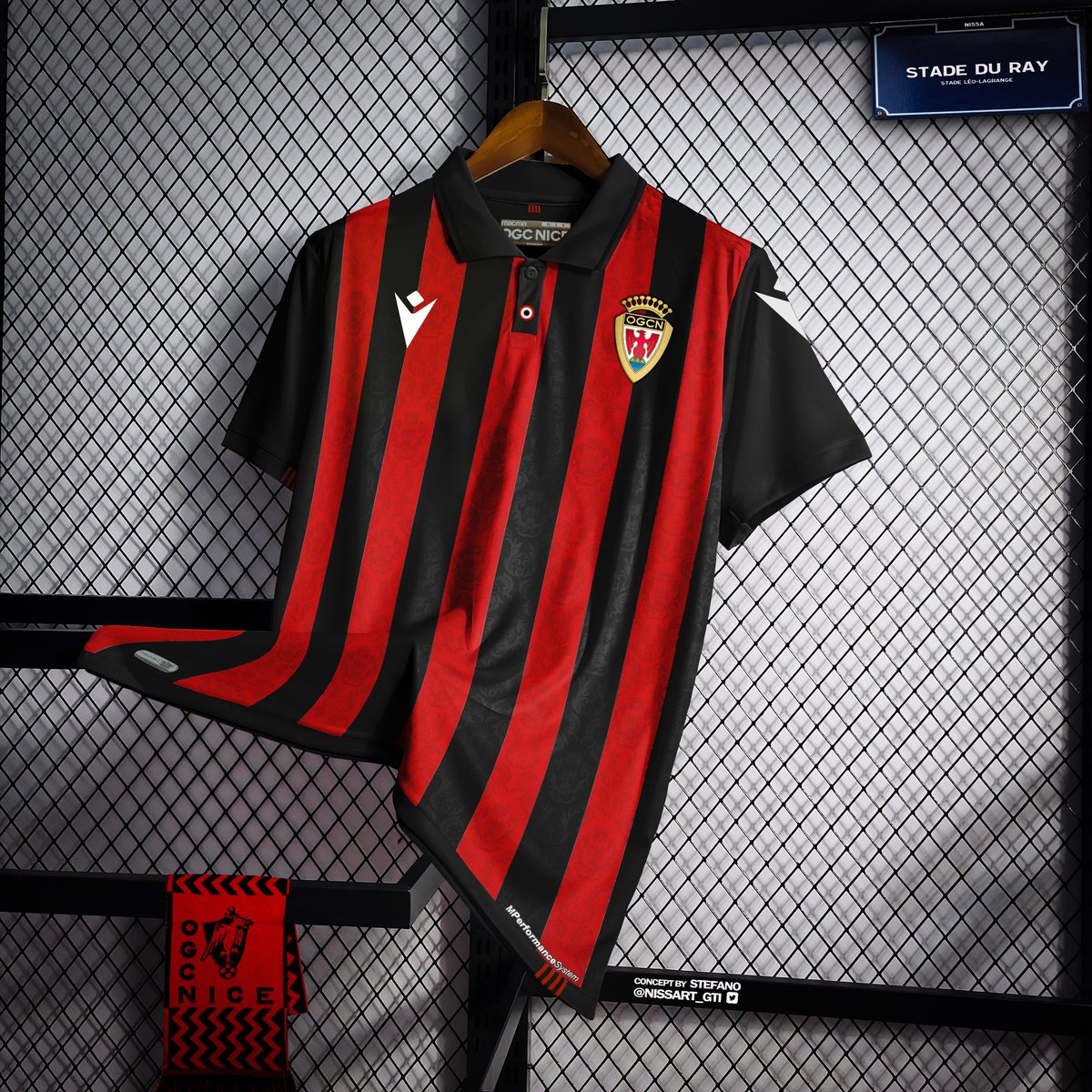 NISSART_GTI's tweet photo. Concept d'un maillot avec des touches rétro 🥰
@MacronSports x @ogcnice
#OGCNICE #SoccerJersey #StadeDuRay #Nice #Macron https://t.co/JG2IR3YMud
