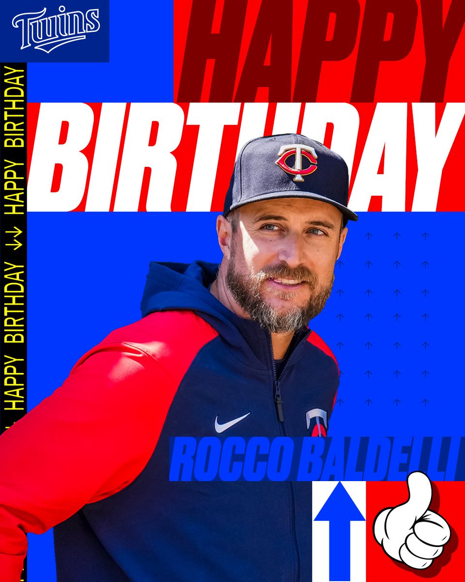 Twins's tweet photo. Happy Birthday, Rocco!!! 🎂 https://t.co/Fl5hDMBGtd