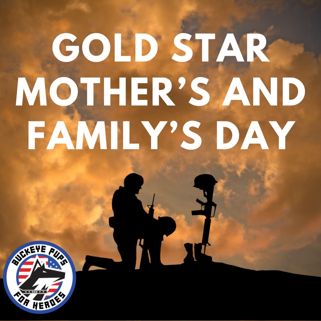 PupsBuckeye's tweet photo. Our military families never forget their sons and daughters. On Gold Star Mother’s Day and Family's Day, the nation remembers alongside them. It’s an opportunity for us to pay tribute to their sacrifices and support those who remain behind.

#GoldStarMothersAndFamilysDay https://t.co/6yqh36xYNr