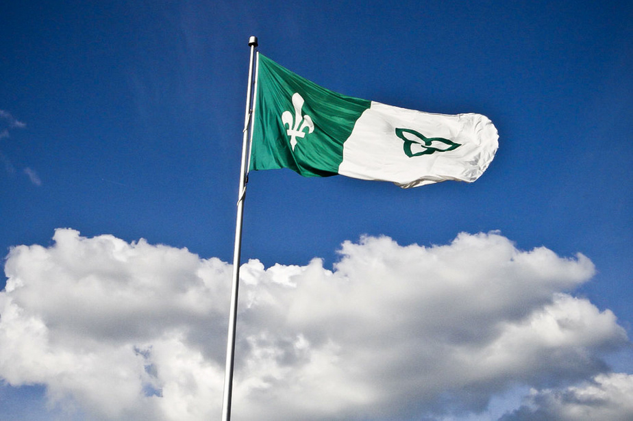 ACCEC_CCSTA's tweet photo. Le #Drapeau #FrancoOntarien souligne la richesse de la #Francophonie en #Ontario et au #Canada. Hissé en 1975, il obtient statut de symbole officiel en 2001. Il nous rappelle #NotrePlace dans la #Diversité linguistique. @AFOCSC @MonAssemblee https://t.co/iaGNIvYSCl