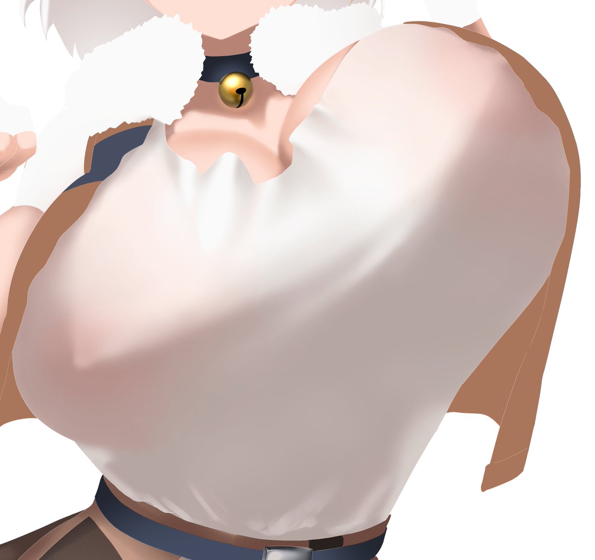 「1、肌透けのみ2、乳首色透け3、乳首色透け+影あり 」|たにお@けもフレ五十音順絵描中のイラスト