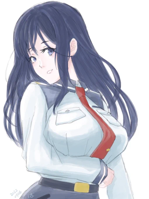 今日は暑かったので日陰で休みたいと思いました。#アリスギアお絵かき 