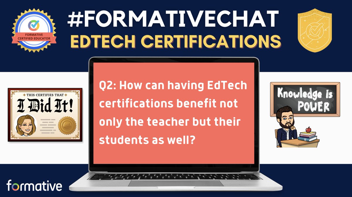 mr_isaacs_math's tweet photo. ✅ @l_alston & I are hosting #FormativeChat & we are so 🥳 for this opportunity! We hope friends in our #PLN will join us to talk all things #edtech certs 🏅 + PD on 9/26 @ 7:30 PM EST. Q's ⬇️!
#RBBisBIA #LBTogetherWeCan #MondayThoughts #edchat #teachertwitter #certified #LoLex https://t.co/22YLpDP62x