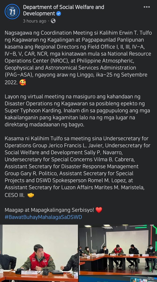 KGoo92's tweet photo. The whole Government is working. Sanay kasi kayo sa iisang taong patweet tweet lang, wala namang aksyon, may aksyon man  pulpol naman. 

Answer to #NasaanAngPangulo https://t.co/YlrYFDBKDC