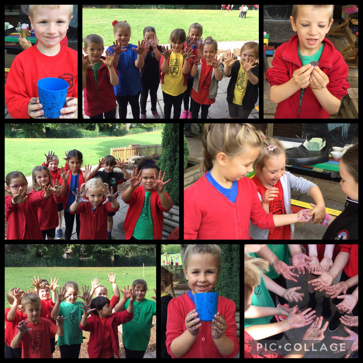 standrewsmajor's tweet photo. We had lots of fun this week using glitter as part of our science experiment on germs. We discovered how quickly they can spread, discussed when we should wash our hands and used a digital microscope to get a closer look at our skin. #SAMsY2 #SAMsHealthandWellbeing #SAMsScience https://t.co/dNnRPJ27t5