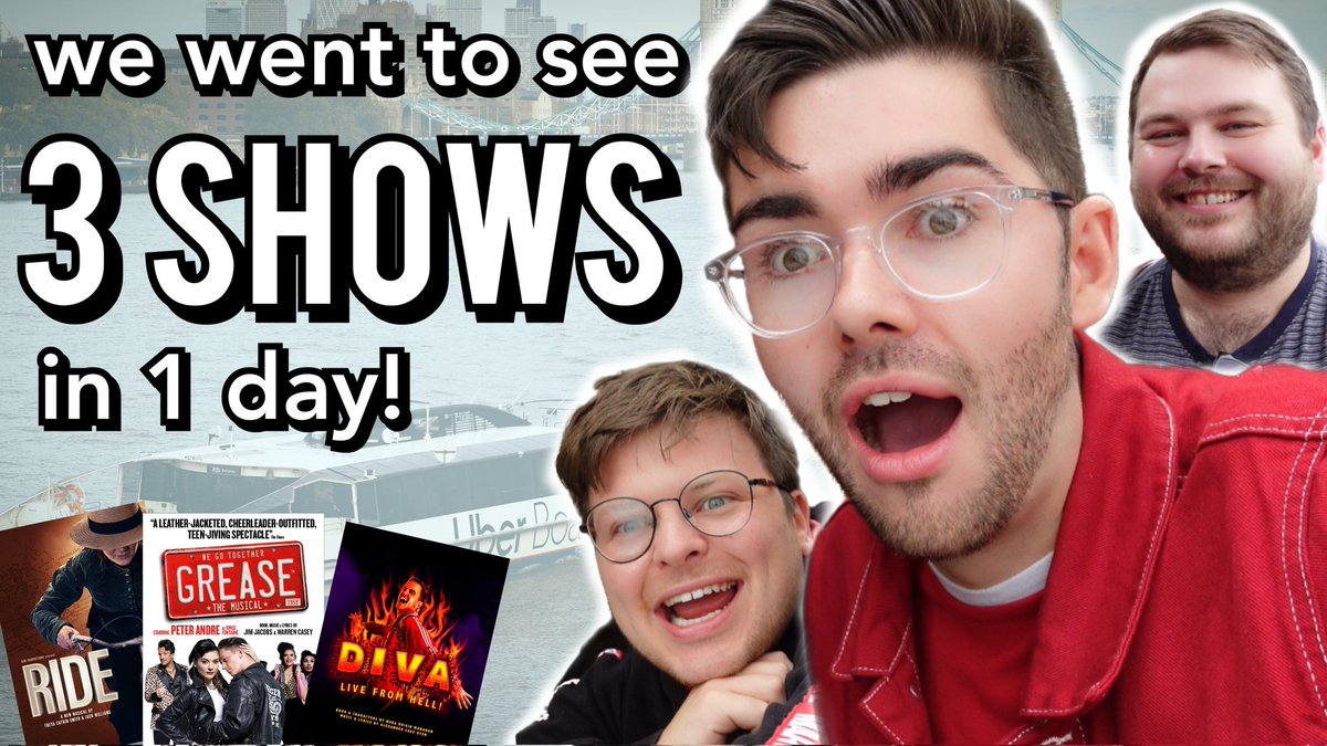 ⭐️ NEW VIDEO: we saw 3 shows in 1 day! ft <a href="/AeronJamesUK/">Aeron James</a> and <a href="/ShaunTossell/">Theatre Fan</a> ⭐️

Check out what happened a few weeks ago when we tried to find out if it was possible to see three different musicals in London in 1 day! ⬇️

youtu.be/ieeB2DLzcqk