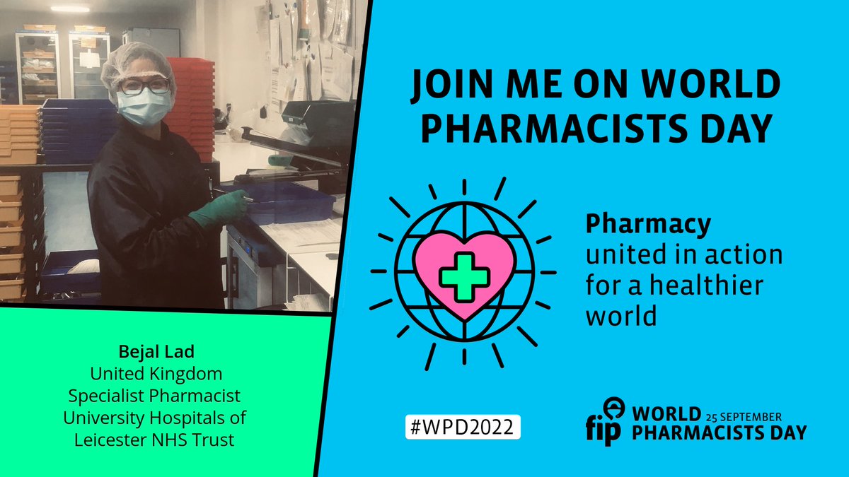 Here is one of our oncology specialist pharmacists working in our aseptics lab @Leic_hospital to ensure accurate and timely production of injectable medicines for patients. Thank you to our aseptic team who deliver an amazing, complex and highly skilled service #WPD2022