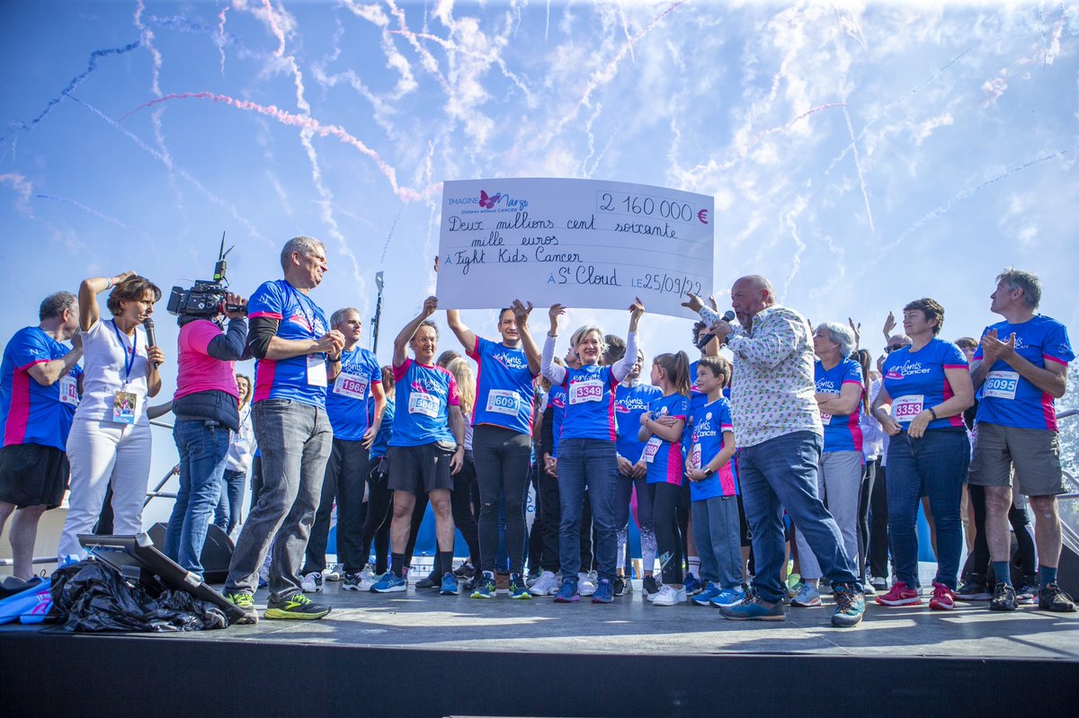 🏃‍♂️🏃‍♀️Une édition de tous les records 😍 

Grâce à vous 💙 2.160.000 € ont été collectées pour soutenir la recherche lors de la 11e édition de la Course Enfants sans Cancer.
 
Un immense MERCI pour votre participation et vos foulées solidaires.

#GoFightWin 🦋🎗️