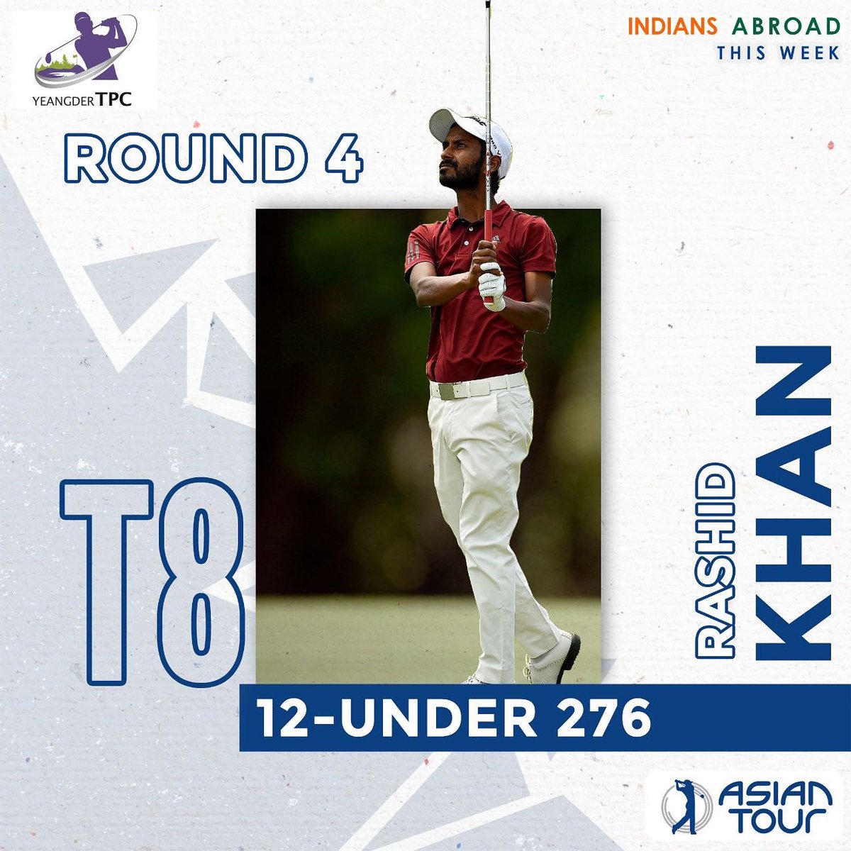 pgtofindia's tweet photo. #indiansabroad three ๐ฎ๐ณ ๐๏ธโโ๏ธ finish in the Top 10 on @asiantourgolf at the Yeangder TPC. #progolfer #asiantour #golflife #top10finish https://t.co/jP3s22e8pg