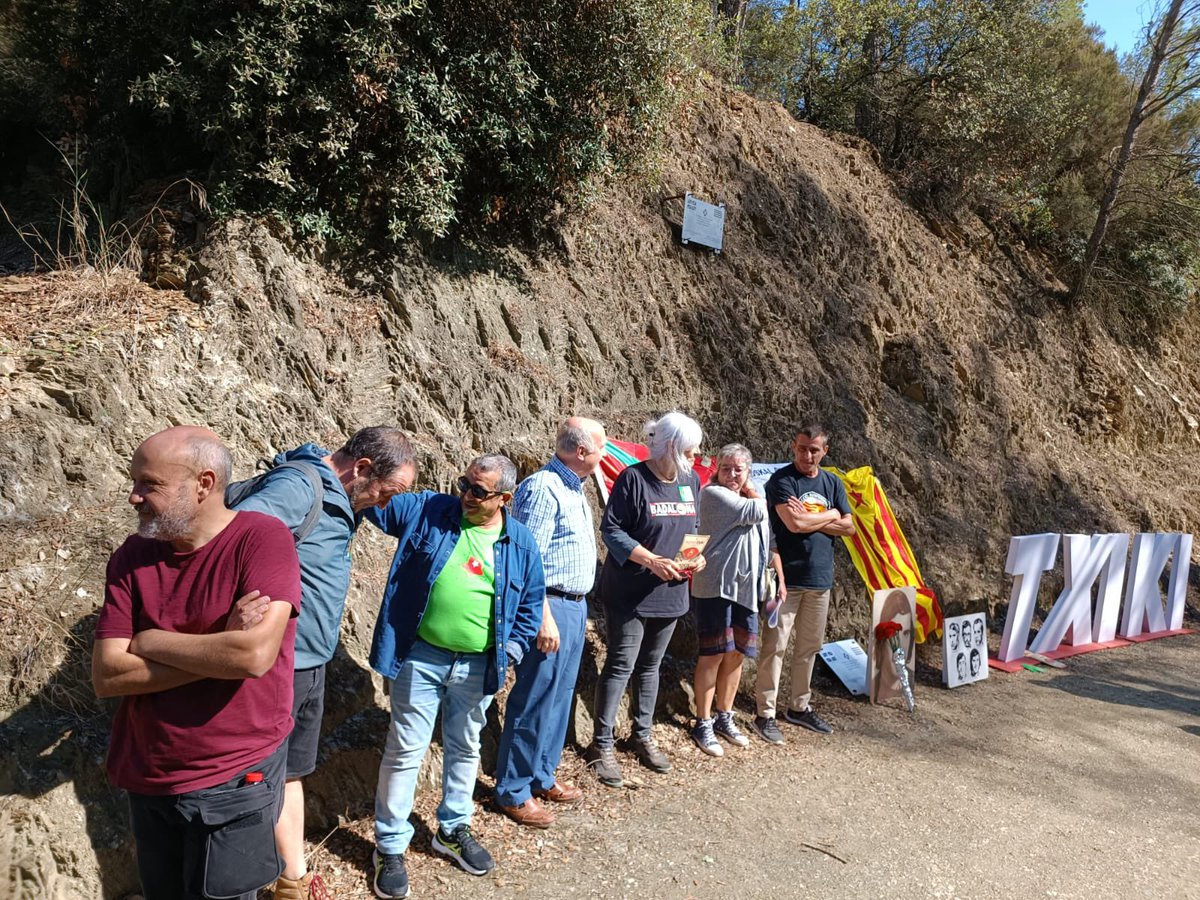 Diegoparedesma's tweet photo. Casi medio siglo y catalunya y cerdanyola siguen homenajeando la figura de Txiki y todo lo que representa,
Gora Gure Gudariak..
JO TA KE Irabazi arte. https://t.co/QrcWOMIBVg