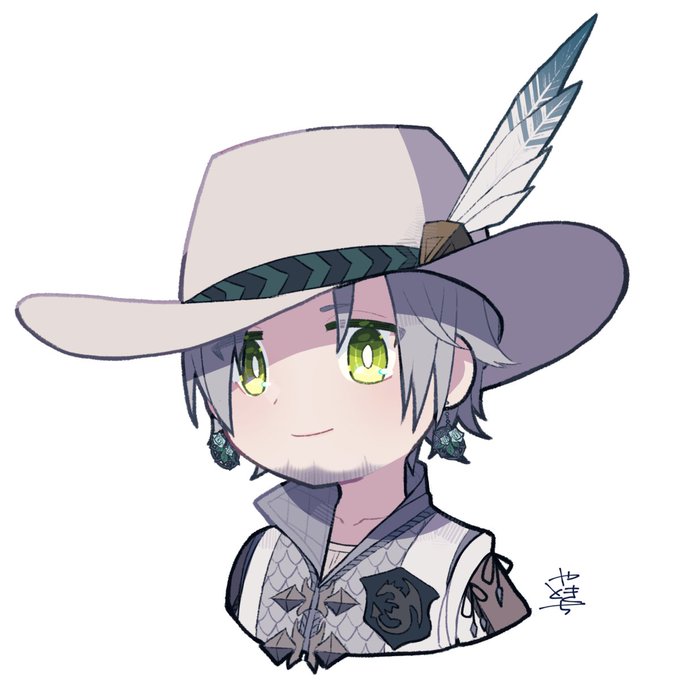煉獄より固定に参加してくださっているバリアヒラさんを描きました! 