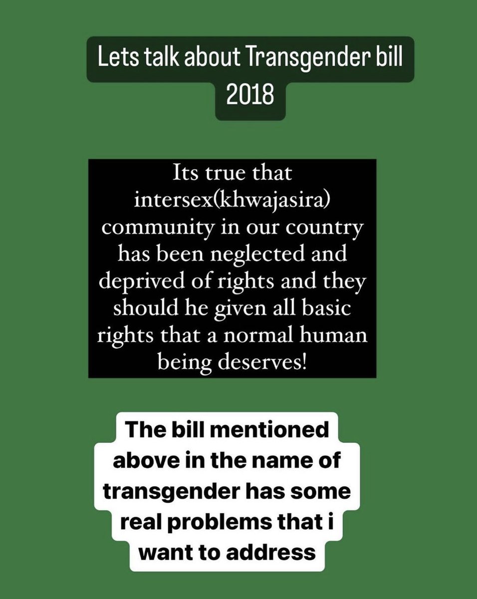 IshaWaseem2's tweet photo. This is absolutely HORRIFIC!!
As a Muslim we have to educate ourselves that what exactly the term "TRANSGENDER" means. It doesn't mean our everyday "Khwajasiras", there is more to it. So pls educate yourselves by reading these slides and raise your voice against it. https://t.co/WBw2eveA1k