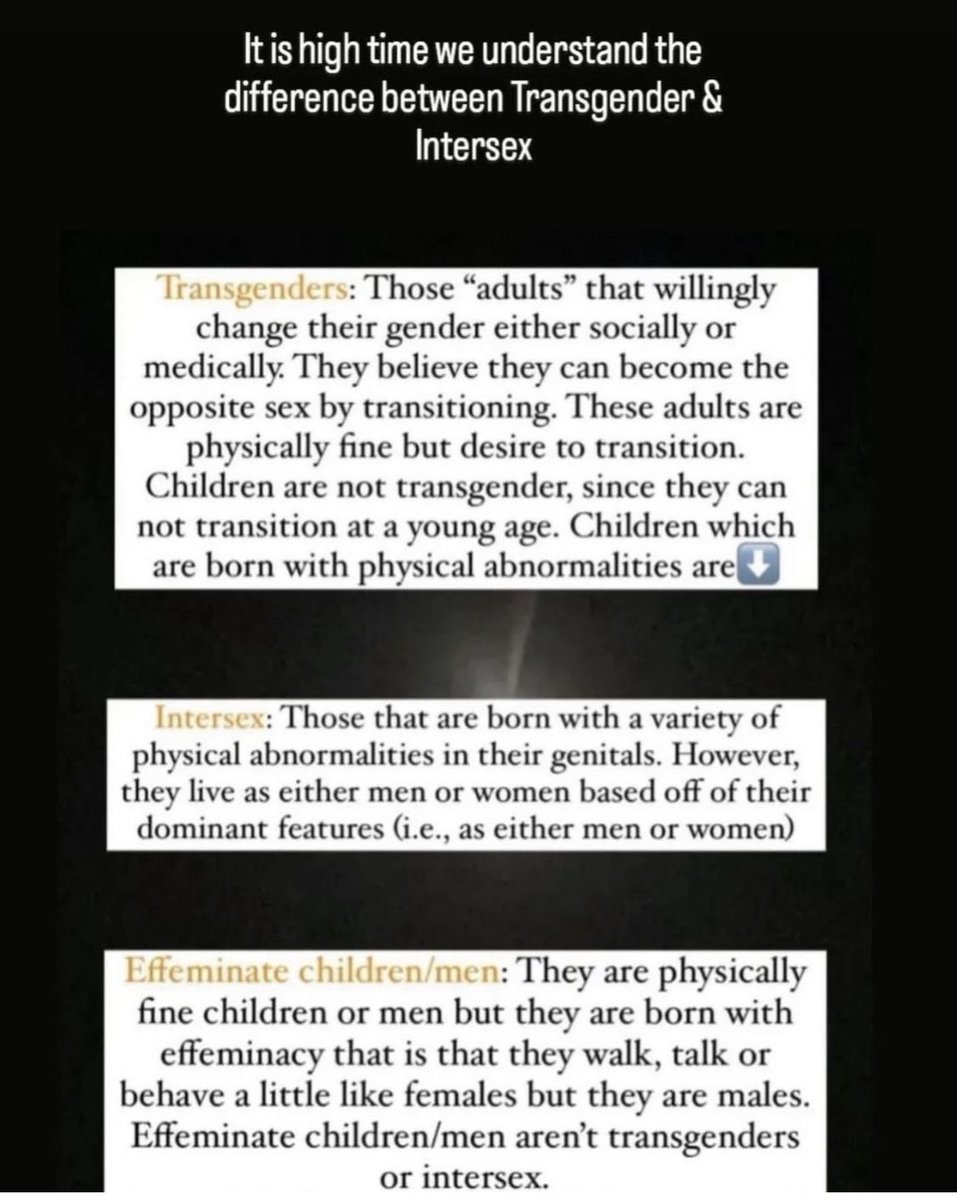 IshaWaseem2's tweet photo. This is absolutely HORRIFIC!!
As a Muslim we have to educate ourselves that what exactly the term "TRANSGENDER" means. It doesn't mean our everyday "Khwajasiras", there is more to it. So pls educate yourselves by reading these slides and raise your voice against it. https://t.co/WBw2eveA1k