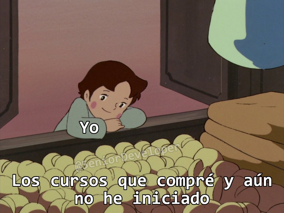 5eniorDeveloper's tweet image. Por esto no compro cursos...