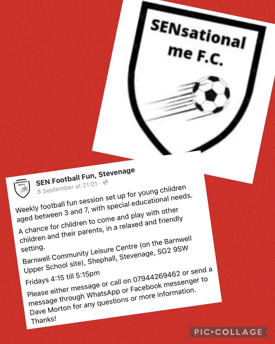 One of our fantastic coaches runs these sessions….the first session is free and then £5 after….Please spread the word…😊😊 #WeAreStevenageBoroJuniors #community