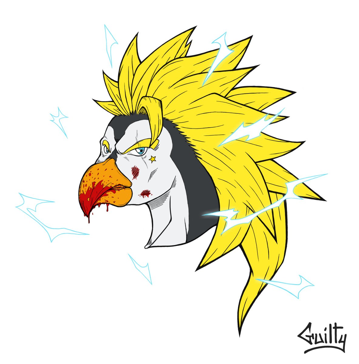 [FR]Logo pour l'équipe "MLG pingouin" (2020)
[EN] Logo for team "MLG pingouin" (2020)