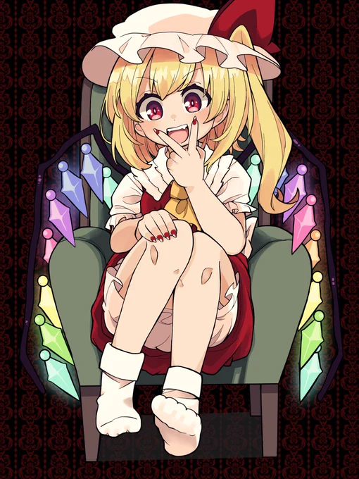 毎日紅魔郷キャラ全員描く企画(7/9)フランちゃん 