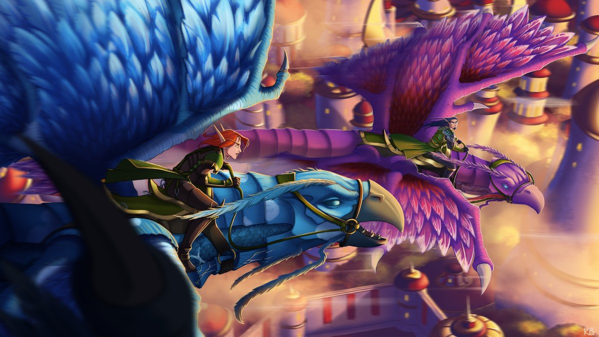 KharisKreations's tweet photo. Thank you so much @Kanaria92 and @M3tal_Elemental for being so lovely to work with for this commission~ It was an absolute joy to be able to capture your characters in this scene, thank you for trusting me with them! #art #commission #worldofwarcraft #eversong #quelthalas https://t.co/E93sSUKoUL