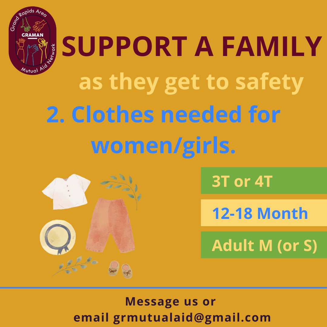 GRMutualAid's tweet photo. We are still in need of donations and leads for sit-down jobs in the Grand Rapids/Wyoming/Kentwood area. This person is disabled and they need to provide for their family. 10 dollars from just 100 people will help us reach our goal! https://t.co/5W7kM60kWr