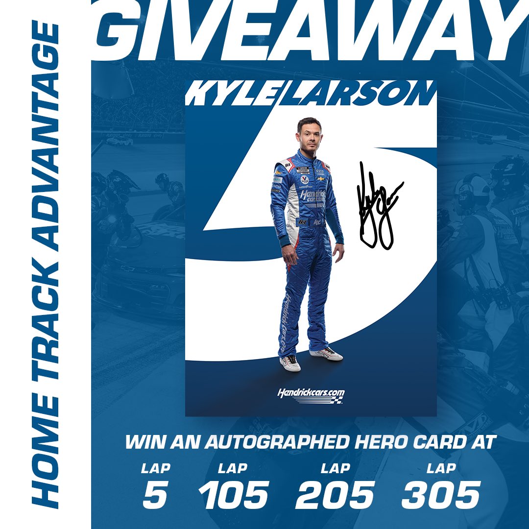 💥 GIVEAWAY ALERT💥

We’re going big with our Home track advantage giveaway by celebrating all race long! 

RT for a chance to win and we’ll announce a winner at each of the laps noted below.