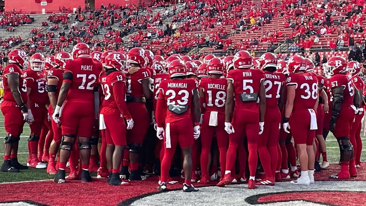 AdmiralFootball's tweet photo. Thank you @RFootball @CoachHoffmannRU for providing a tremendous game day experience for our guy @colin_cubberly #Chop https://t.co/AJhbzYNx5Q