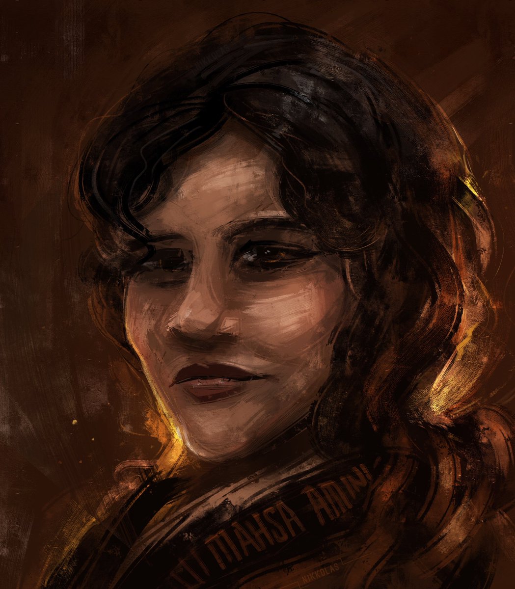 「مهسا امینیMahsa Amini should have been a」|NIKKOLASのイラスト