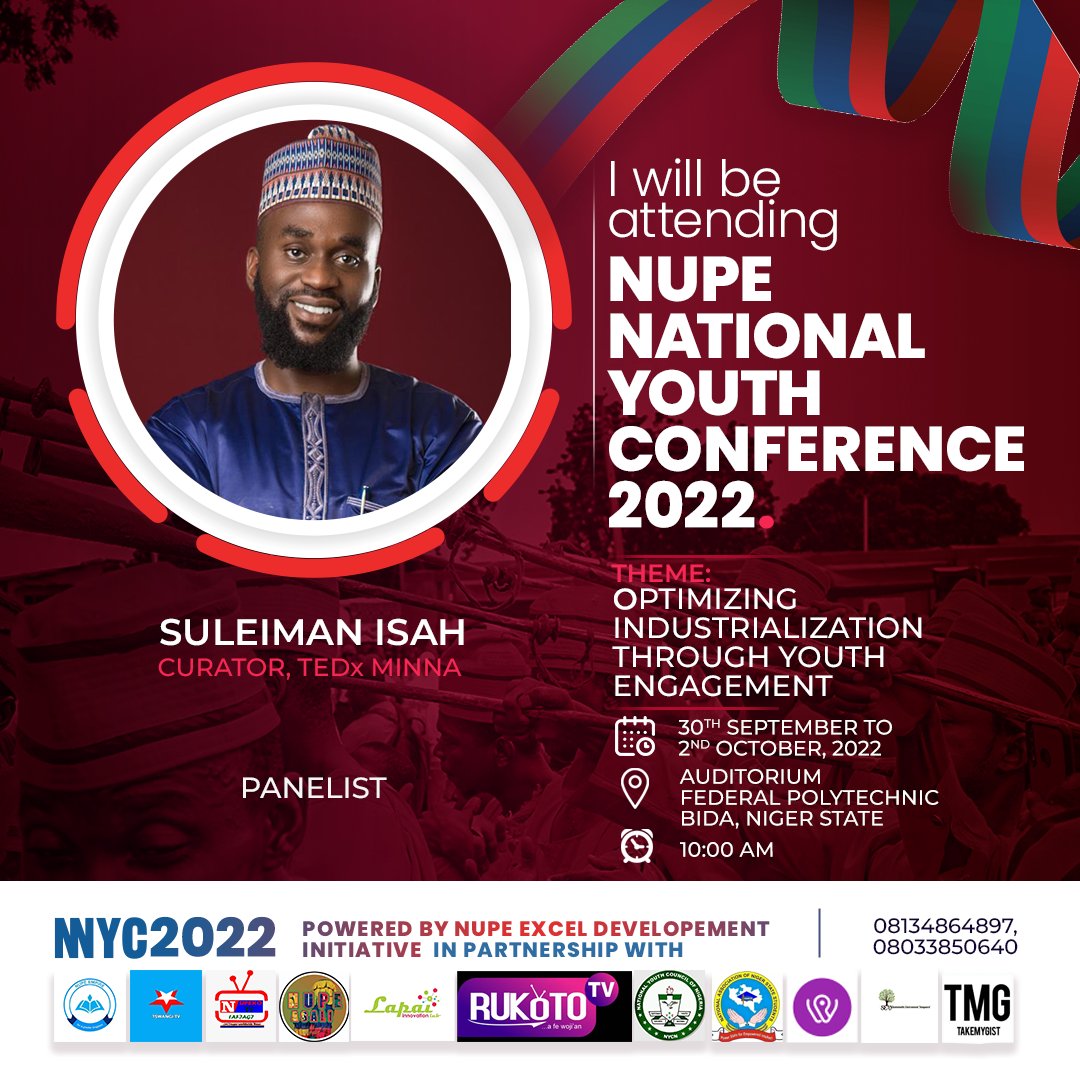 nupe_youth's tweet photo. MEET SOME OF OUR PANELISTS 

#NNYC2022 
#KinNupe 
#KinNupeYouths 

@Nupe_finess @nupetweet @abdulslimzy @NupeConnect @nupekotv @NupeConnect @balala_jnr @nupe_ta @Egi_nupe_ 
@A3speaks https://t.co/xVy8XVQWT9