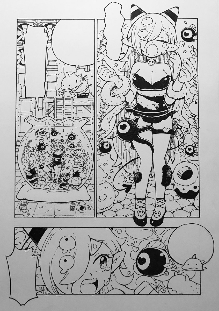 #このタグを見た人は自分が描いたモノクロ絵を貼れ 