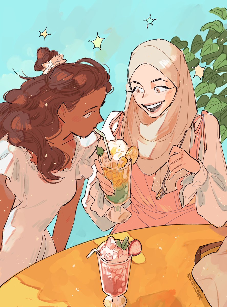 「Sweet summer drinks  」|winchestermeg🌟のイラスト