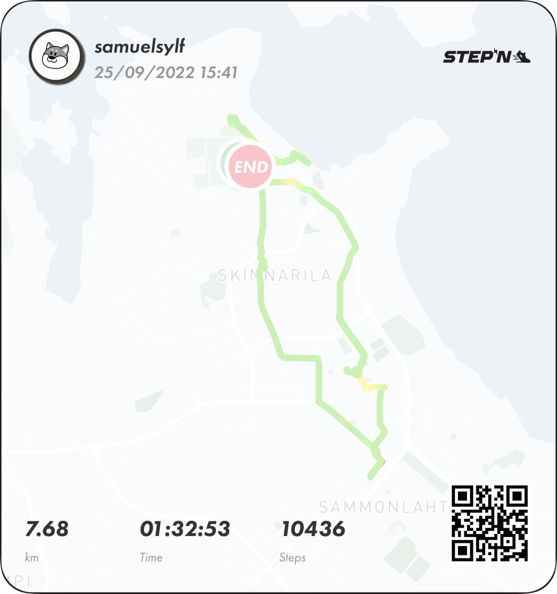 inklik's tweet photo. a walk of %120 #stepn around the campus #lutuni https://t.co/2hcko5XYZy