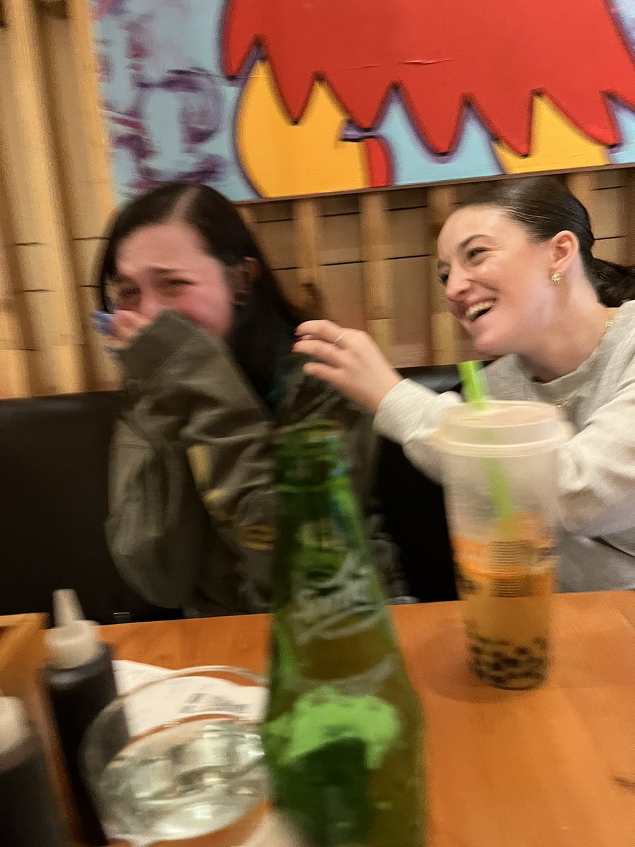 autumnamess's tweet photo. Have you ever seen someone more scared of boba than lauren? https://t.co/ueE85rTb6X