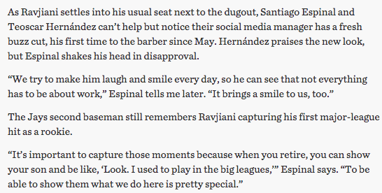 StarSports's tweet photo. Alykhan Ravjiani (@AlykhanKR) says Vladimir Guerrero Jr. was the first player to welcome him into the clubhouse. In the past two-plus seasons, the team has grown accustomed to seeing Ravjiani every day and looks forward to his presence at the ballpark👇 https://t.co/TSZHQqcWLF https://t.co/fDrq3sdqKK
